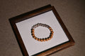 'Anna' wood crystal bracelet