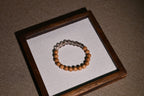 'Anna' wood crystal bracelet