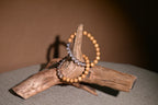 'Amy' wood crystal bracelet