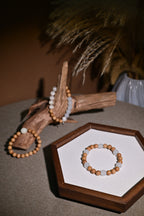 'Abel' wood bracelet