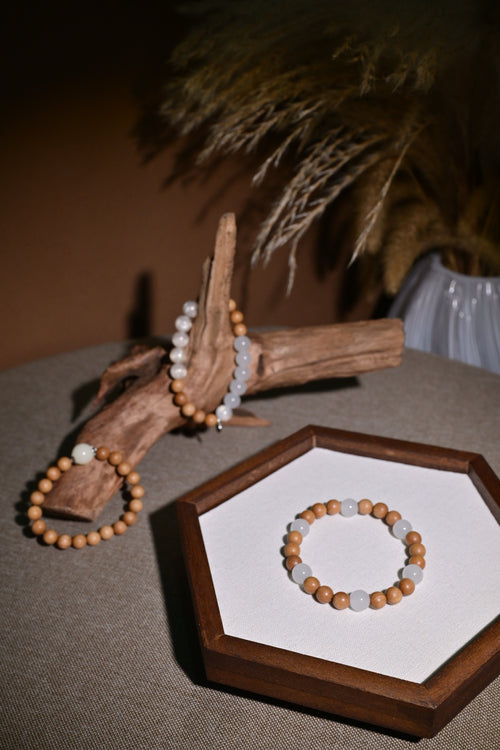 'Abel' wood bracelet