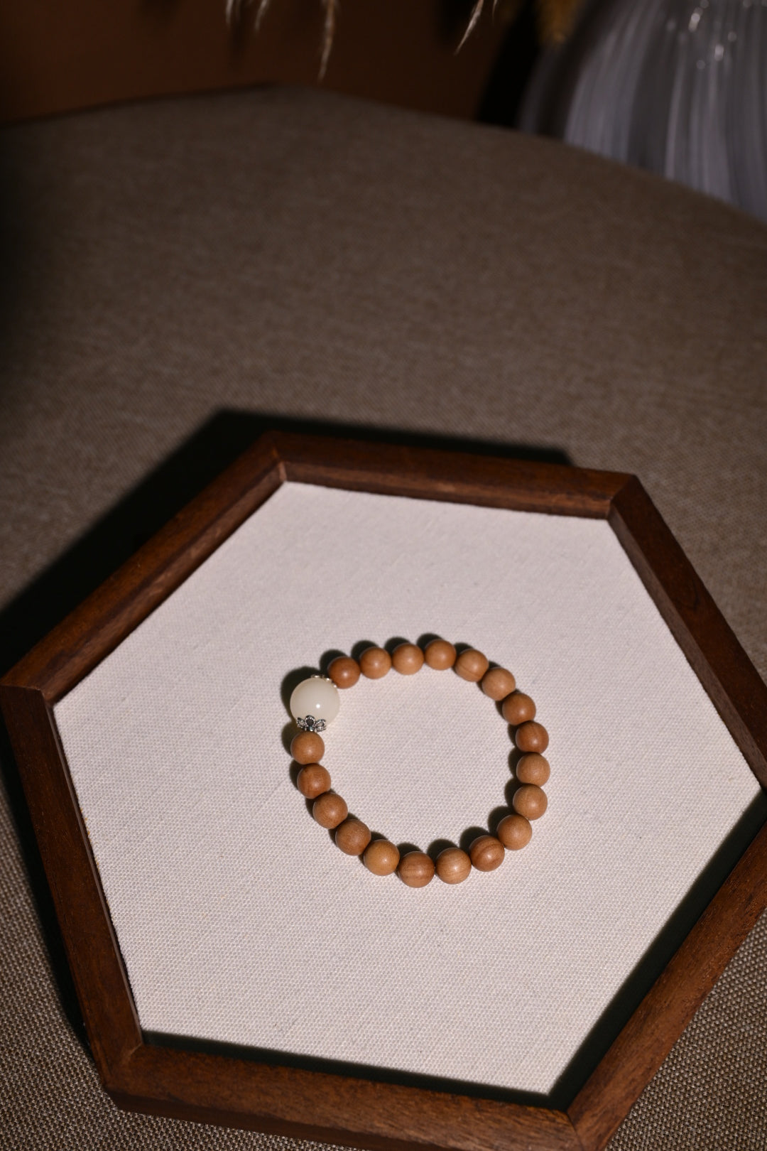 'Alvin' wood bracelet
