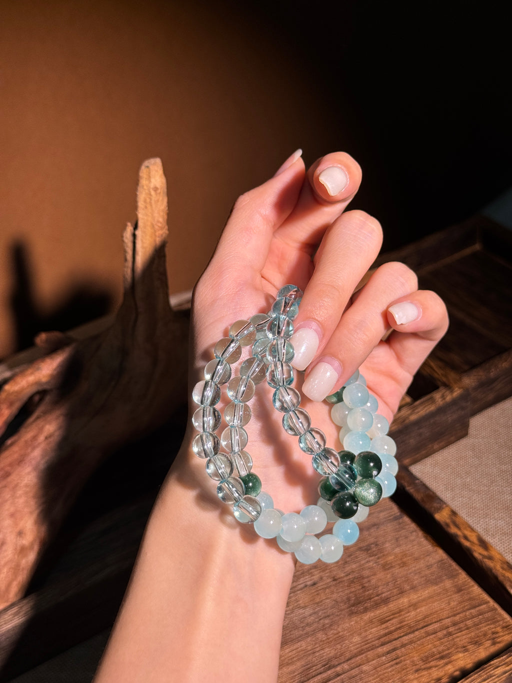 'Augustine' crystal bracelet