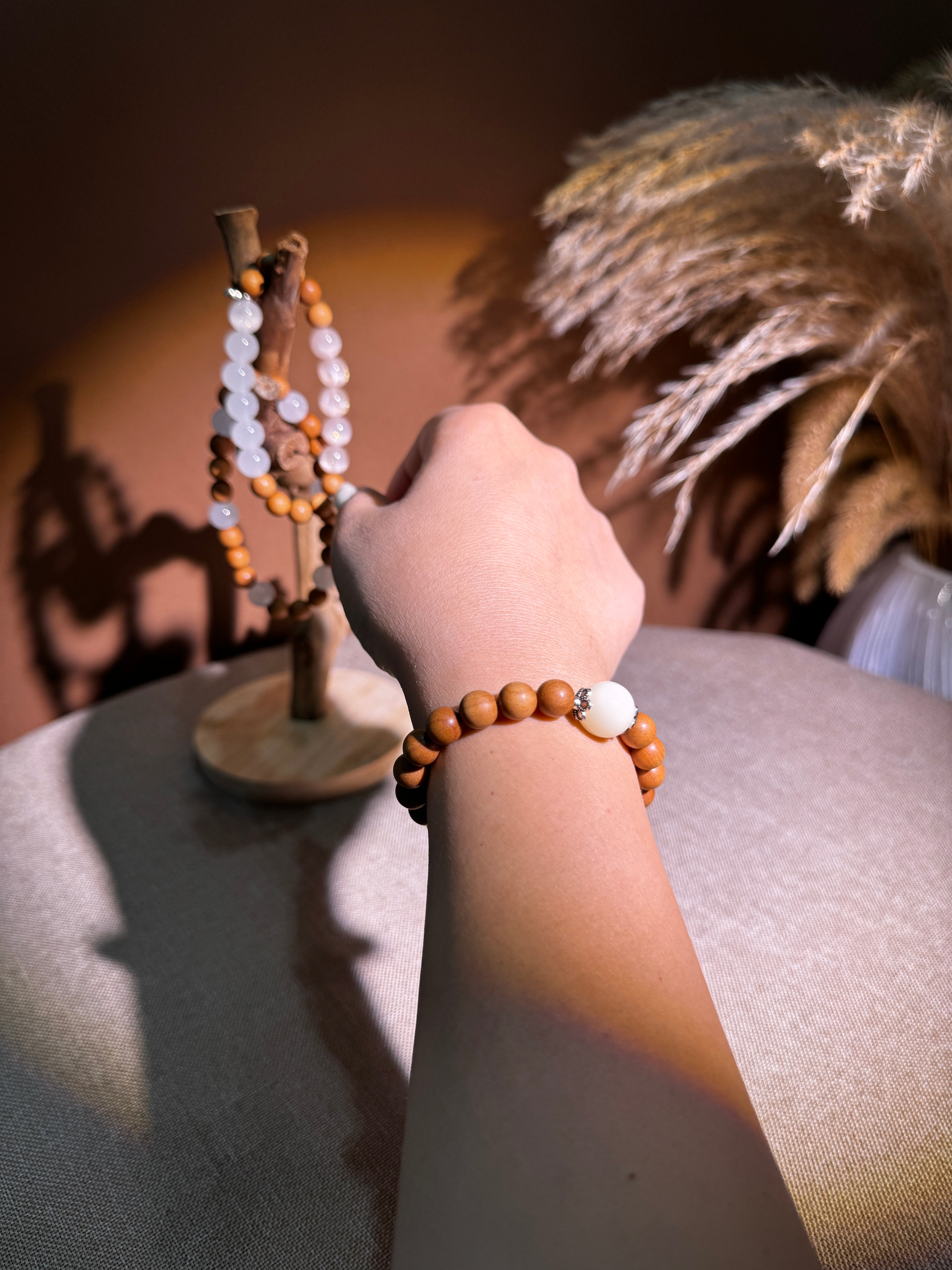 'Alvin' wood bracelet